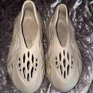 Yeezy Gray Slip-On Mules